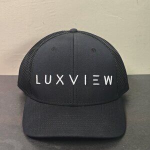 Luxview Sliding Doors Hat Cap Snap Back Black White Dome Headwear Style III Mens